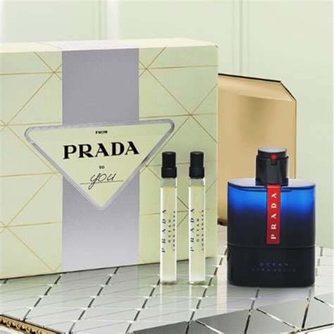 prada men's aftershave gift set|Prada luxury gift set.